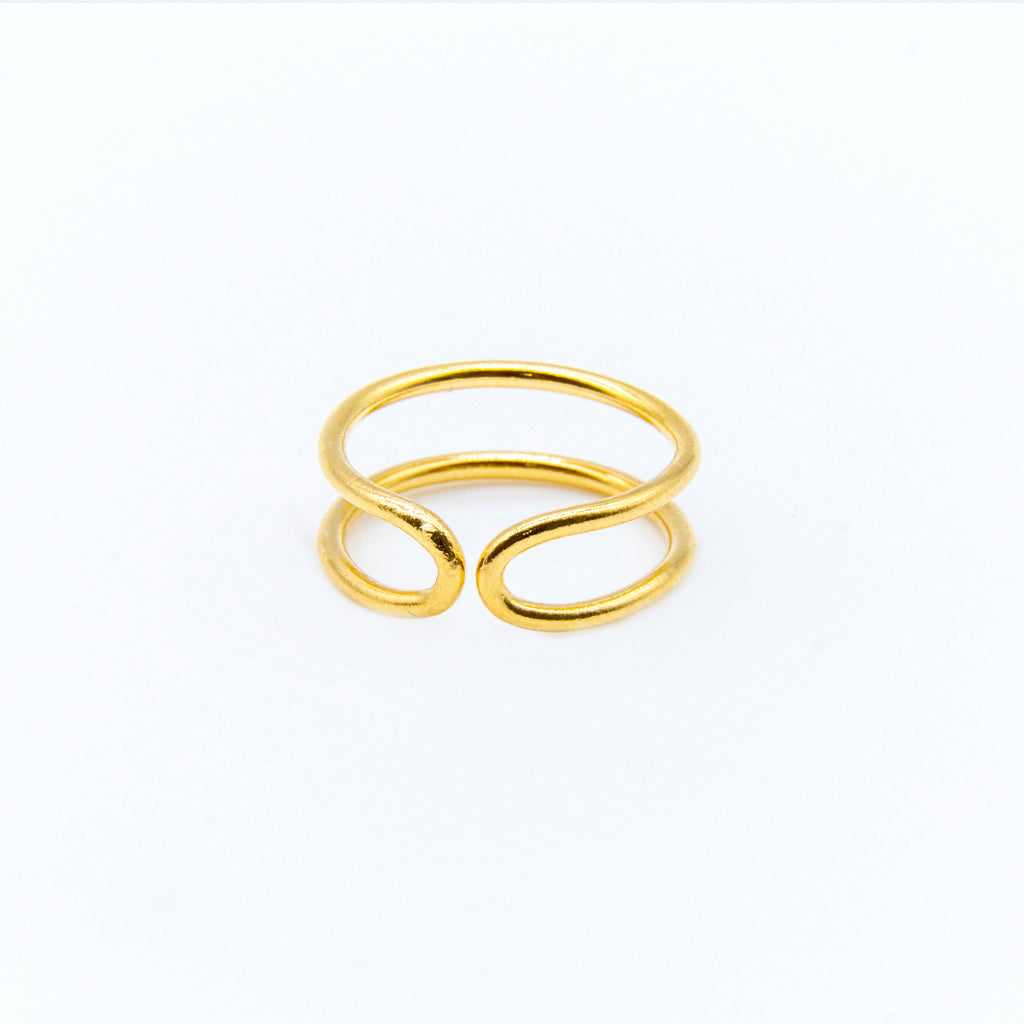 Anillo Midi Doble