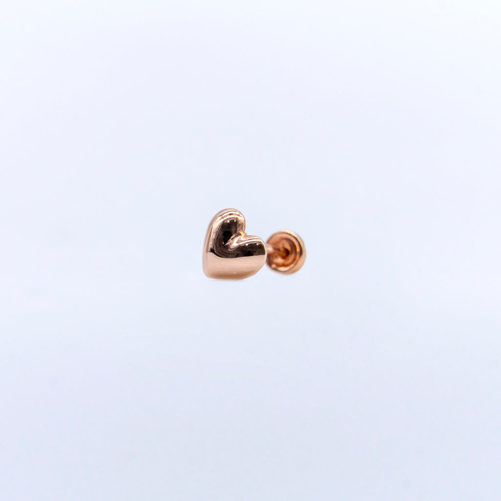 Broquel corazon Globo Gold Rose