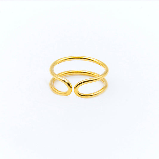 Anillo Midi Doble