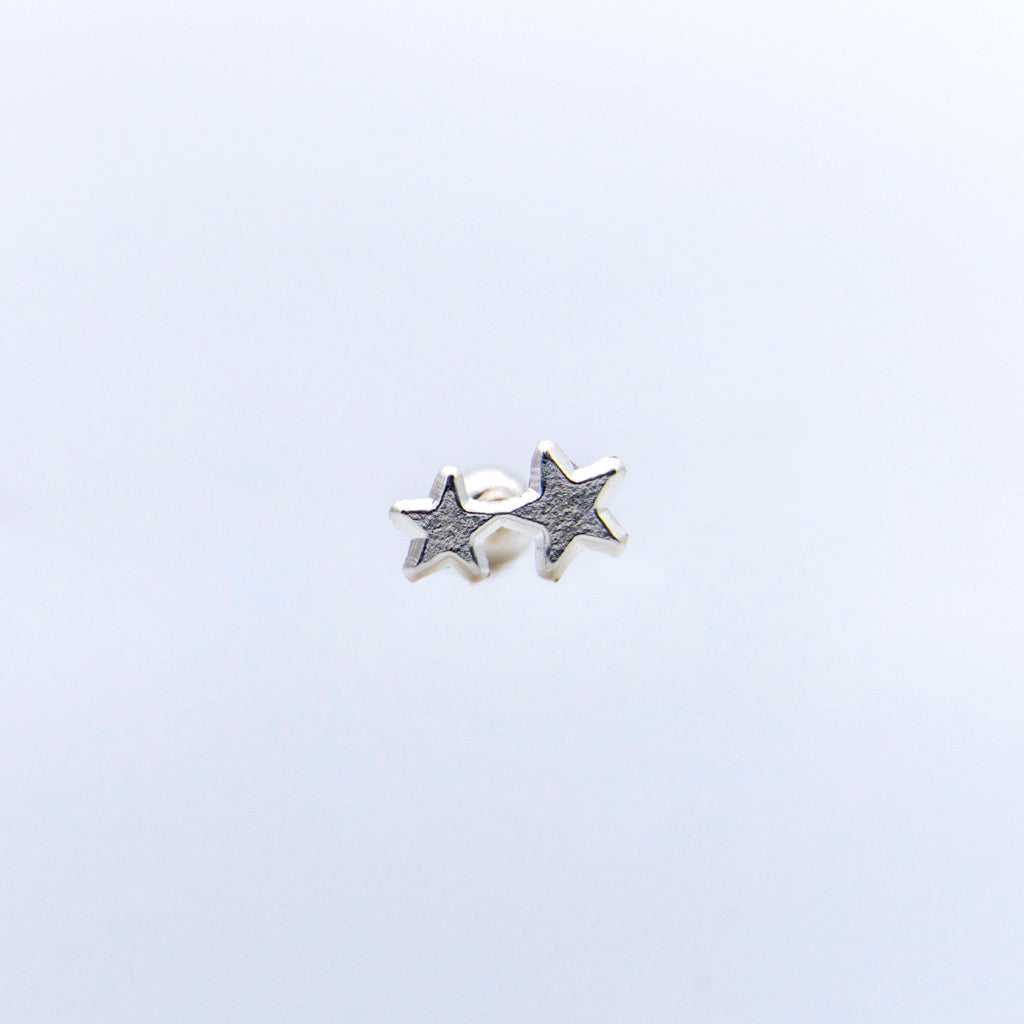 Broquel Estrella Doble Plata