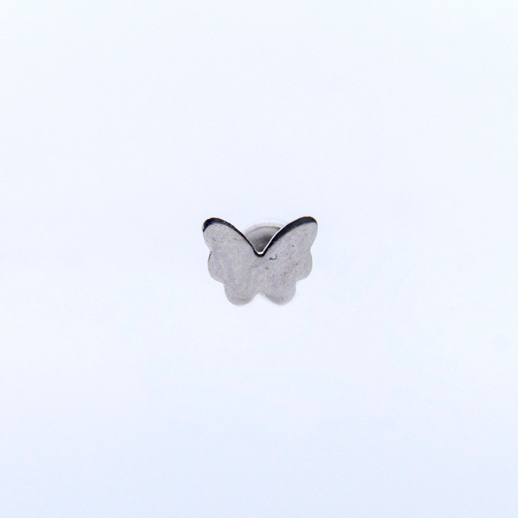 Broquel Mariposa Oro Blanco