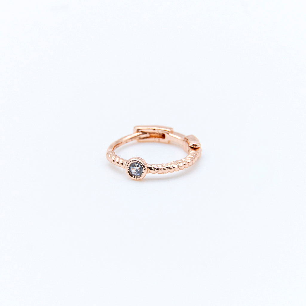 Hoop Shinny Rose Gold