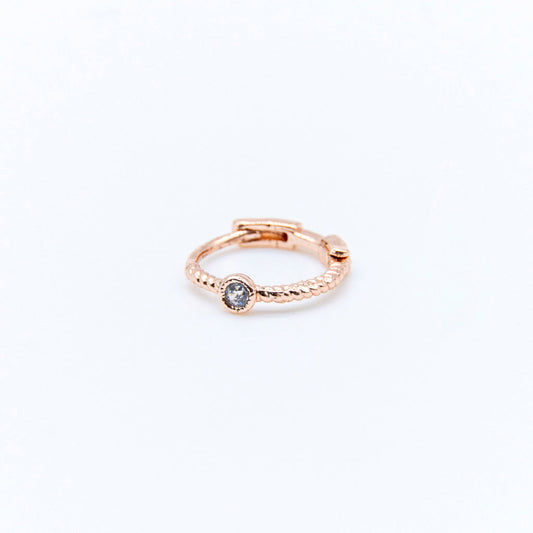 Hoop Shinny Rose Gold