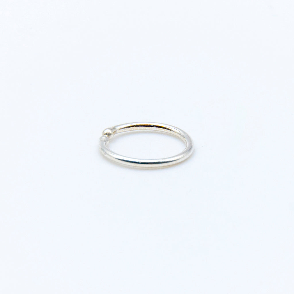 Nariz Arracada Plata