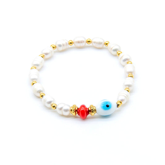 Pulsera Perla Ojo